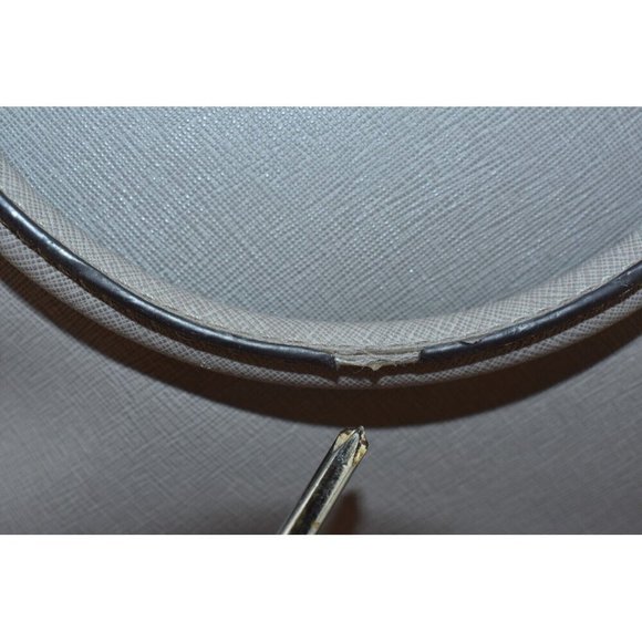 Michael Kors Womens Sandrine Studded Gray Saffiano Leather Satchel Handbag - Picture 12 of 16